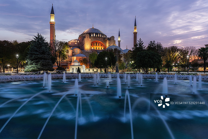 土耳其伊斯坦布尔圣索菲亚大教堂图片素材