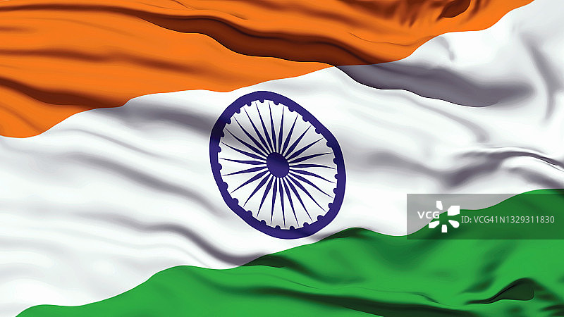 印度独立日 - 印度共和国日 - 印度国旗 - 摄影照片图片素材