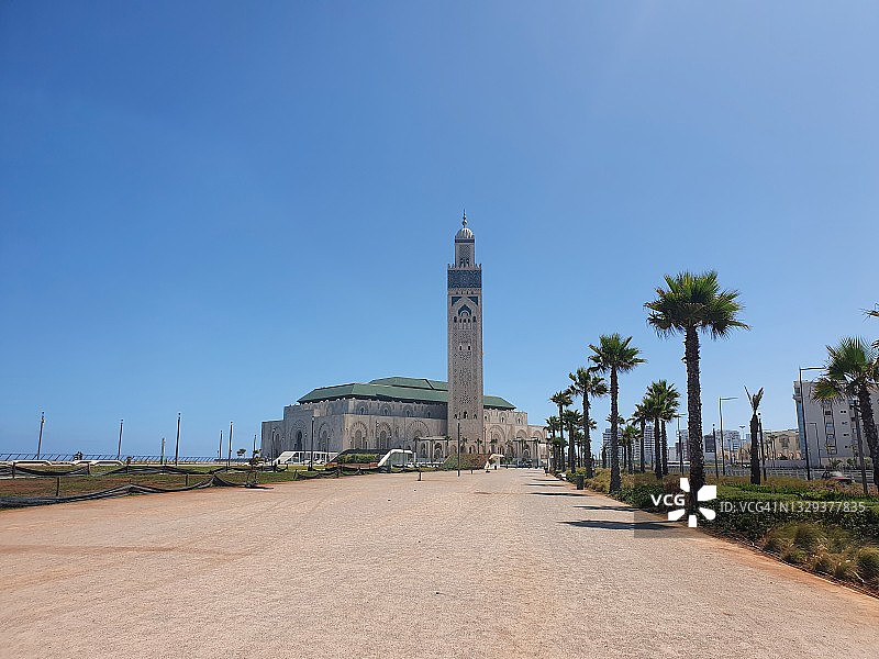 卡萨布兰卡哈桑二世清真寺风光图片素材