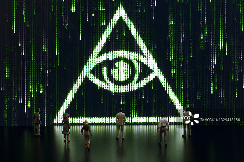 矩阵：全视之眼图片素材