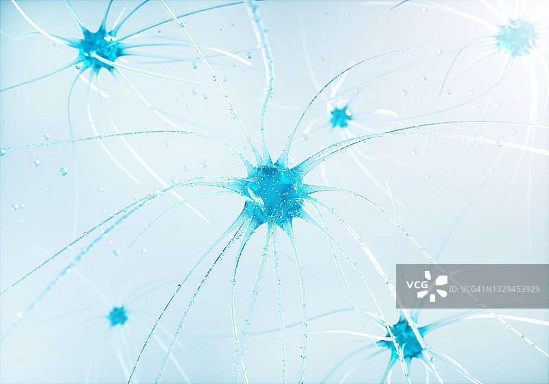 人脑神经细胞图片素材