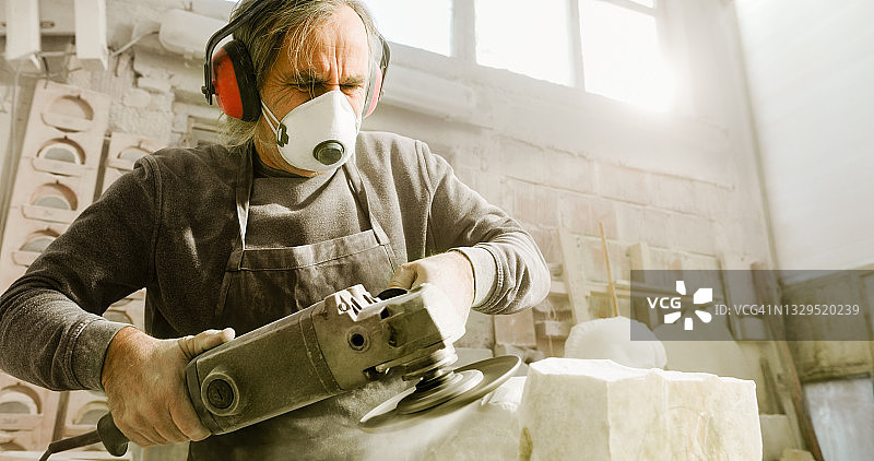 石匠平滑石材表面图片素材