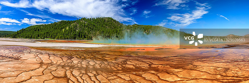 黄石国家公园大棱镜泉图片素材