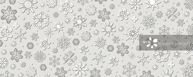 白色雪花图案图片素材