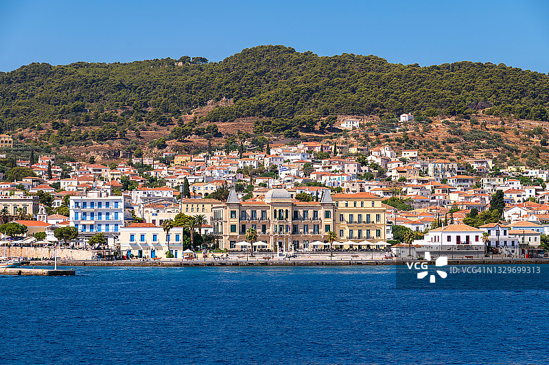 希腊斯佩采斯岛波塞冬尼奥酒店建筑图片素材