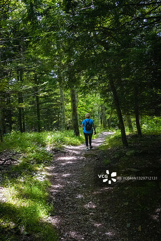 谢南多厄国家公园徒步旅行图片素材