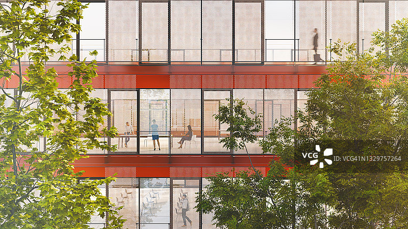 现代办公大楼图片素材