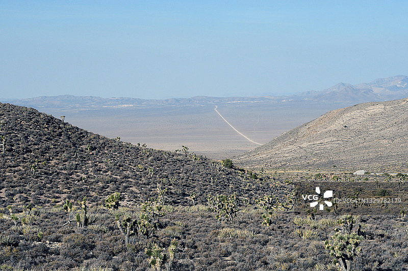通往51区的51号公路图片素材