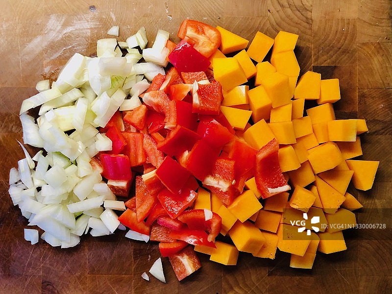 切碎的蔬菜图片素材