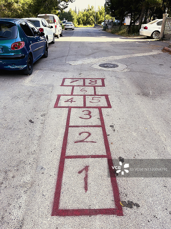 跳房子图片素材