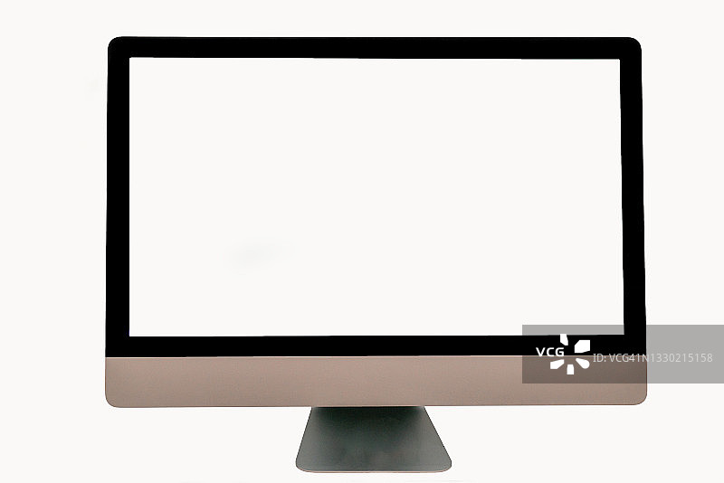 白色背景上的电脑屏幕显示器图片素材