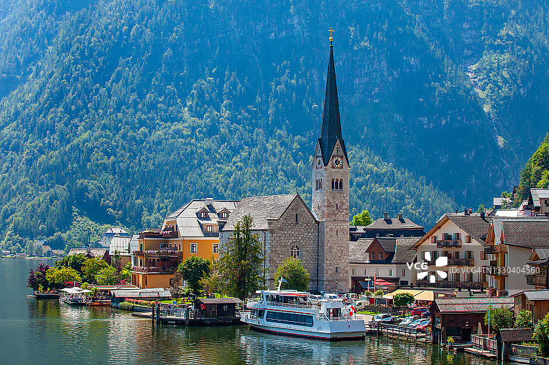夏季的哈尔施塔特图片素材