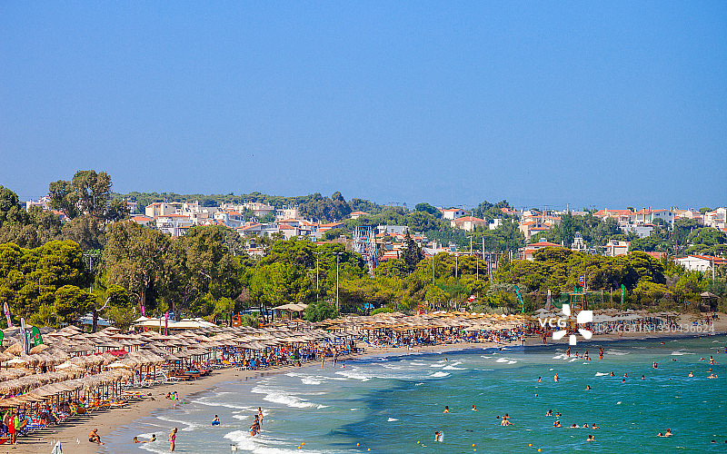 希腊阿耳忒弥斯海滩图片素材