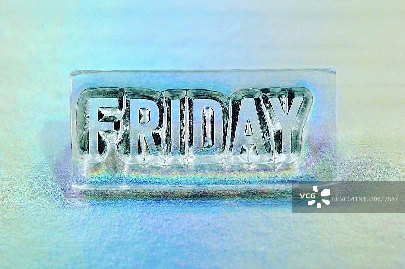 透明橡胶印章 - 星期五图片素材