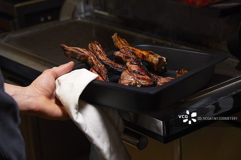 烤猪排图片素材