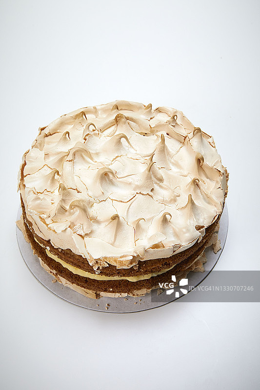 柠檬蛋白酥皮饼图片素材