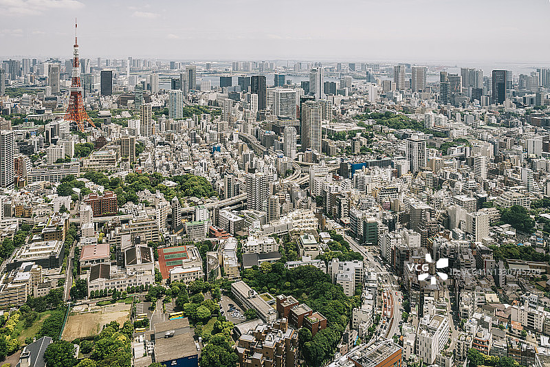 东京城市天际线图片素材