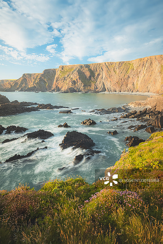 哈特兰码头，英格兰图片素材