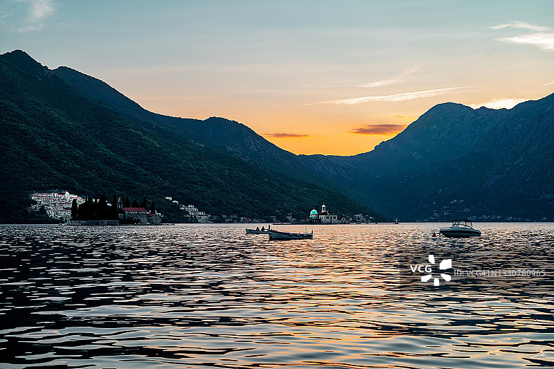 佩拉斯特附近的日落图片素材