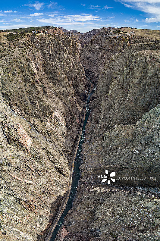 皇家峡谷无人机视角图片素材