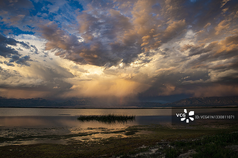 美丽的科罗拉多河日落图片素材