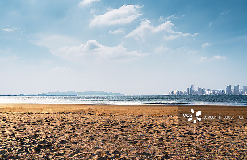 城市沙滩图片素材