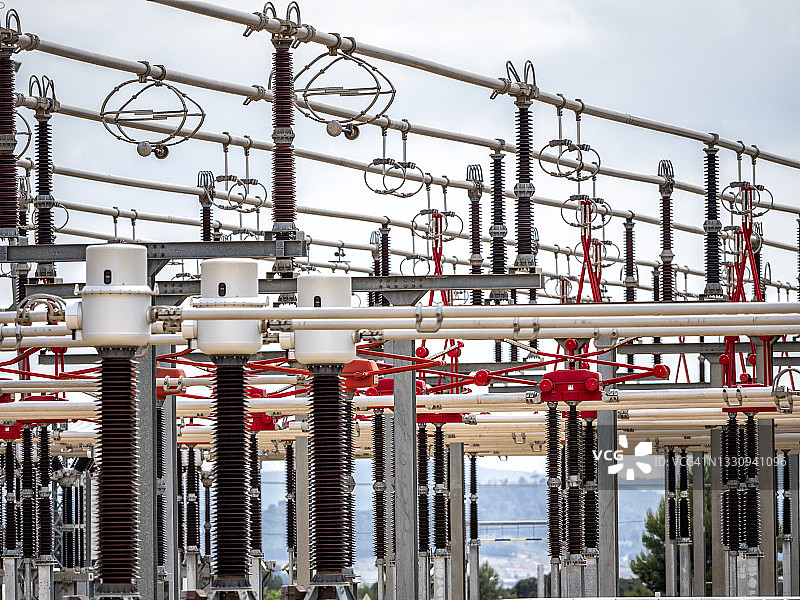 高压电厂全景图片素材