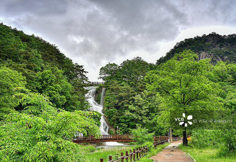 韩国抱川山井湖风光图片素材