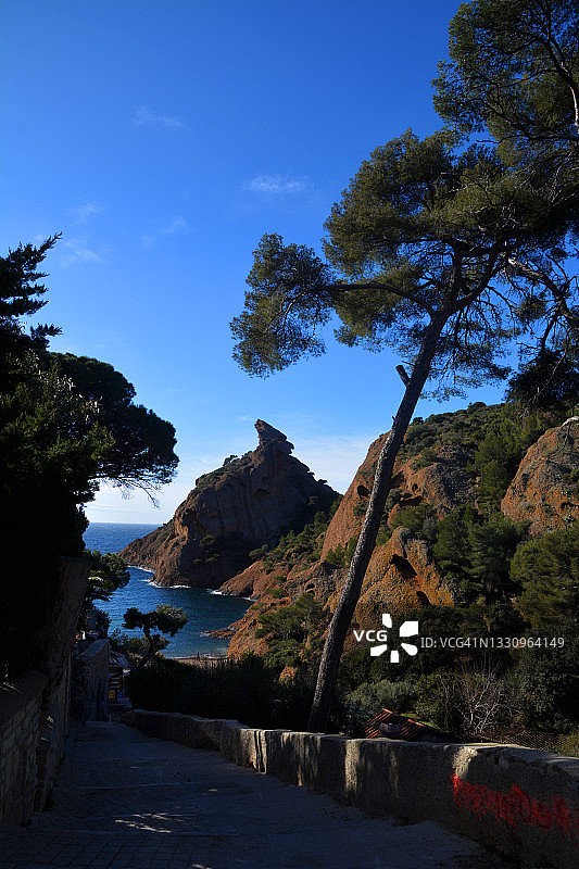 法国南部拉西奥塔海滩图片素材