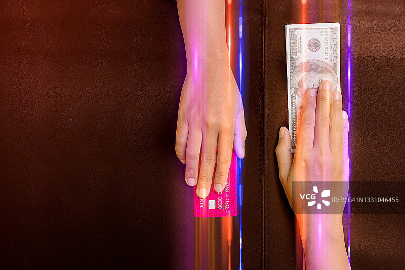 商业进步与混合媒体目标的成功图片素材