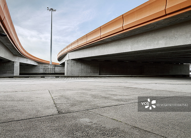 城市停车场立交桥图片素材