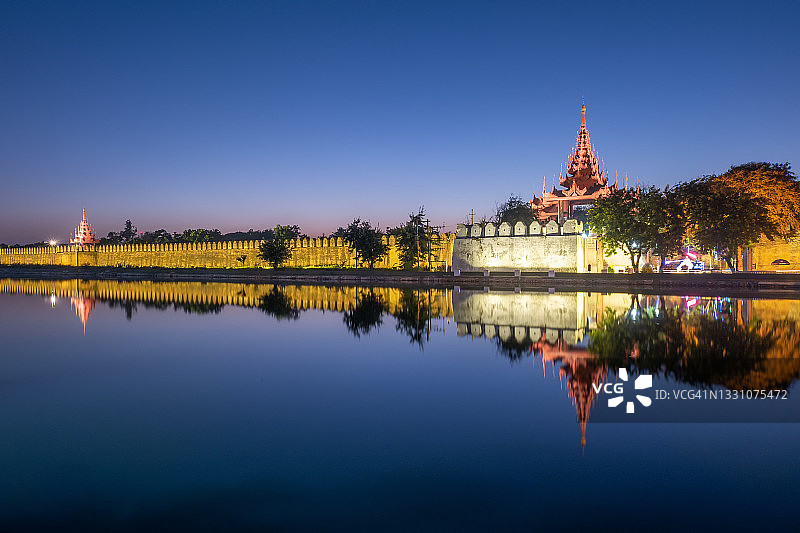 曼德勒皇宫图片素材