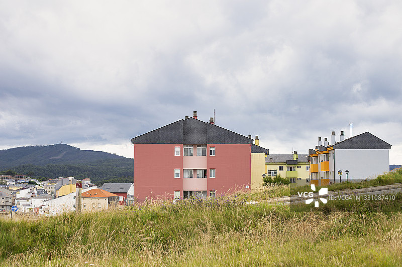 彩色建筑图片素材