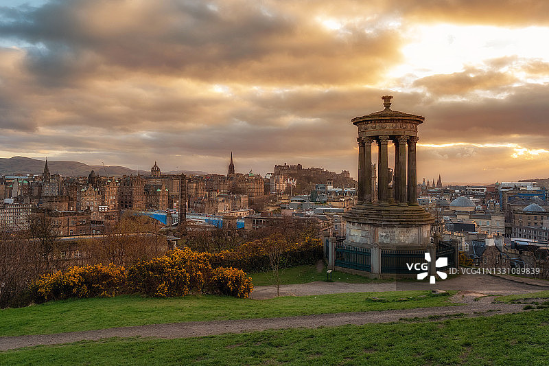 苏格兰爱丁堡卡尔顿山图片素材