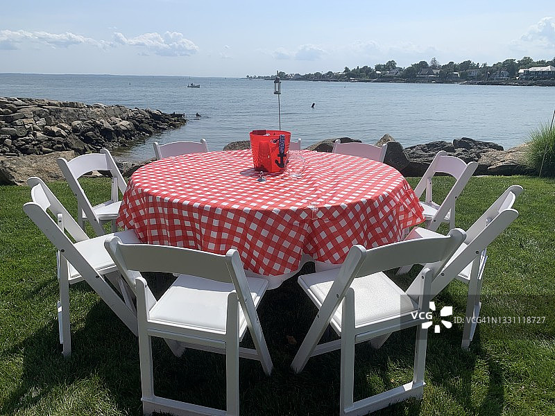 红色桌布图片素材