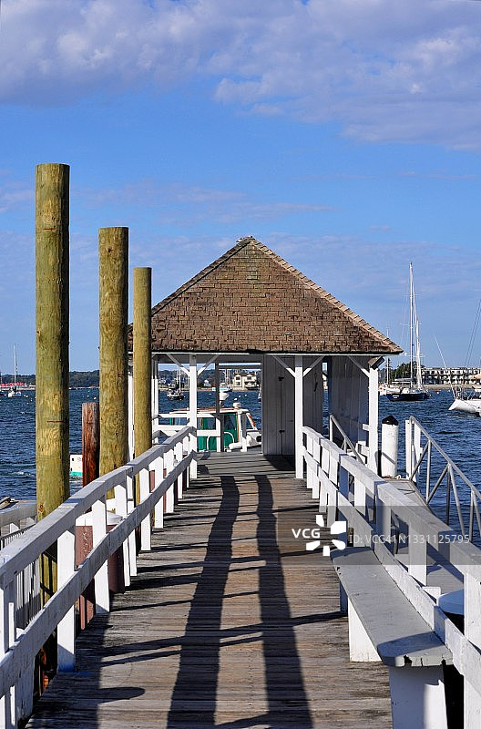 纽波特码头图片素材