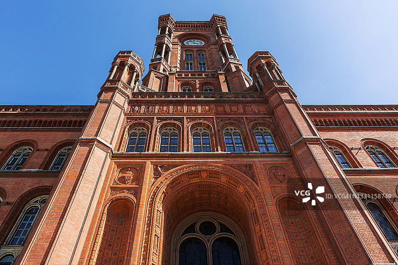 柏林市政厅 - 红色市政厅（德国）图片素材