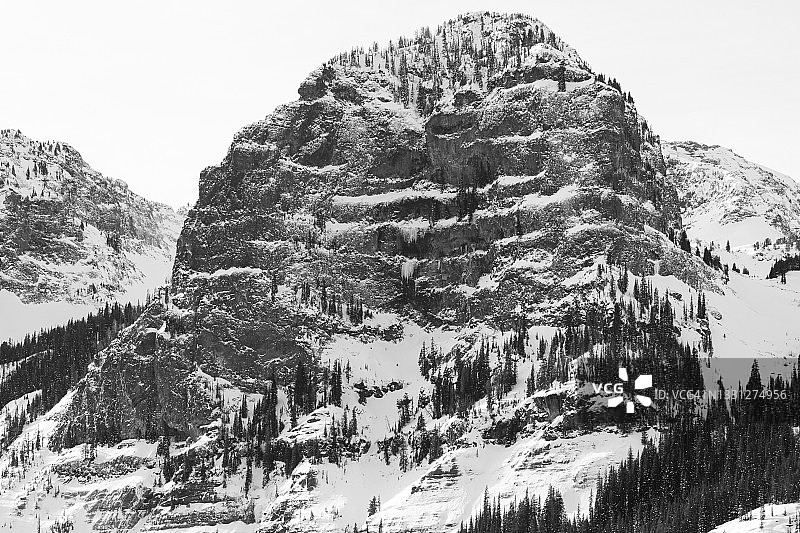 海厄莱特峡谷，蒙大拿州图片素材