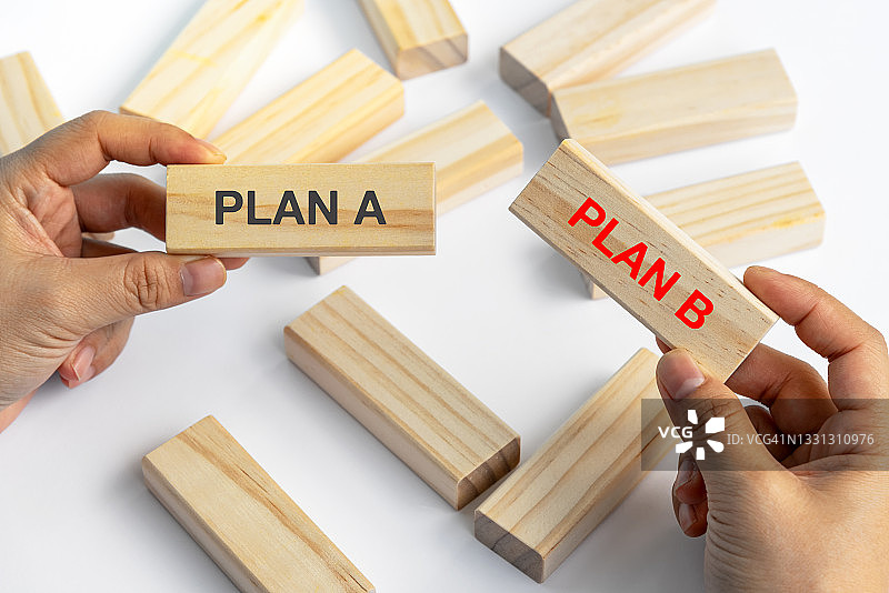 手选方案A和方案B图片素材