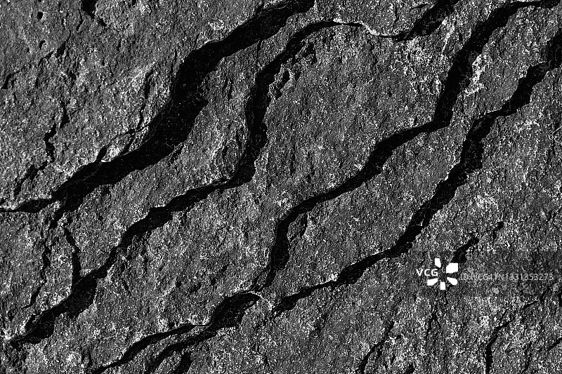 黑色火山熔岩干燥纹理地面背景图片素材