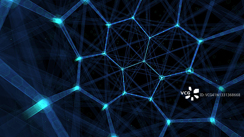 快速流动的3D渲染粒子图片素材