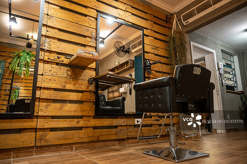 美发沙龙里的椅子图片素材