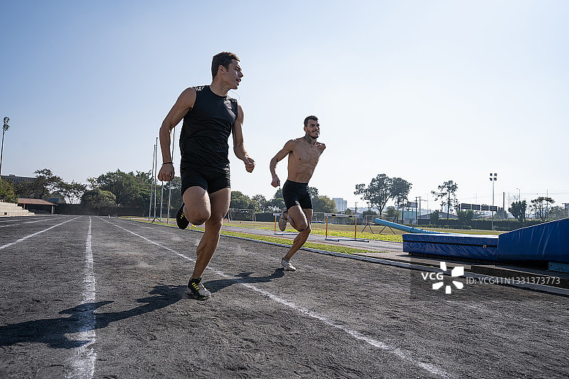 田径赛跑运动图片素材