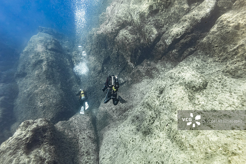 克罗斯港国家公园的海景和潜水图片素材