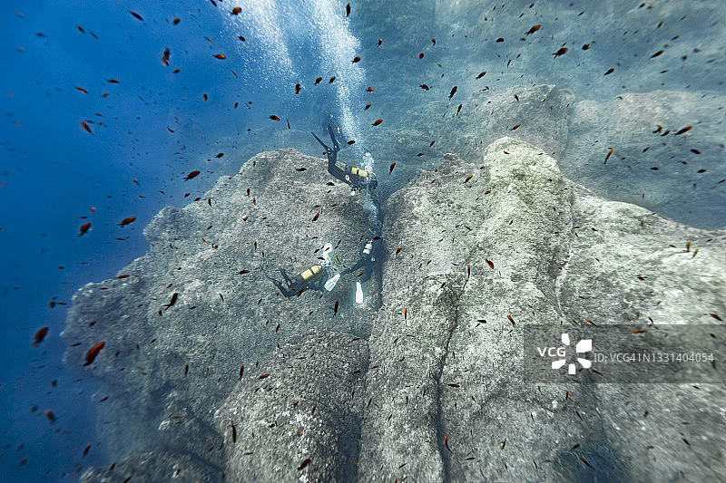 克罗斯港国家公园的海景和潜水图片素材