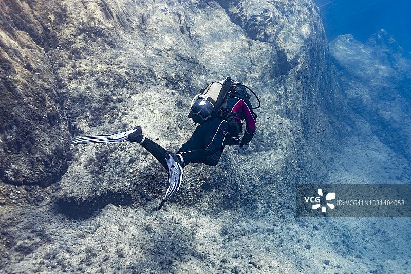 克罗斯港国家公园的海景和潜水图片素材