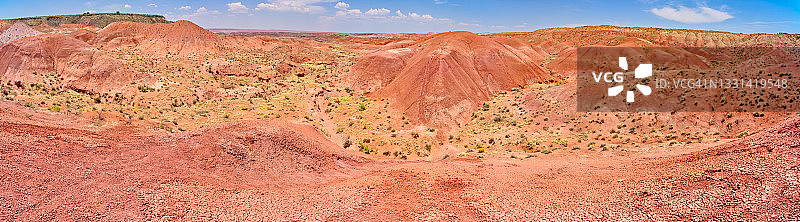 美国亚利桑那州石化林国家公园提波尼角的景观图片素材