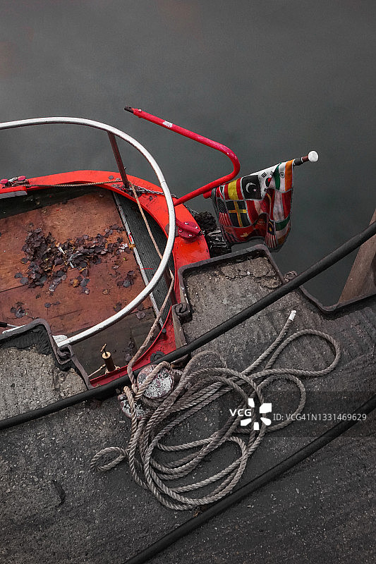 红色船尾（抽象）图片素材