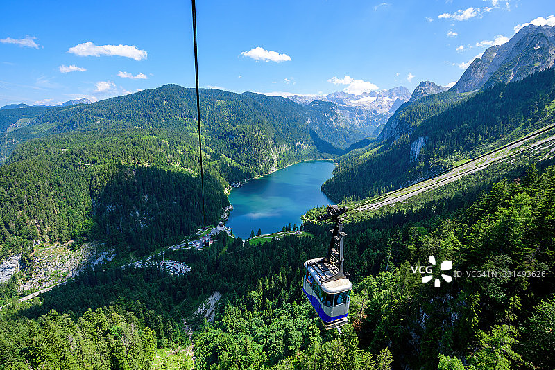 奥地利戈赛湖群图片素材