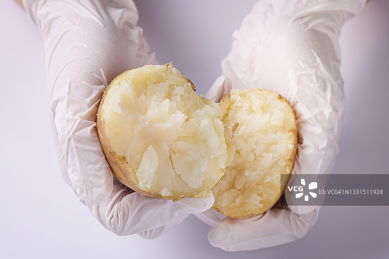 韩国宝城的新鲜土豆图片素材